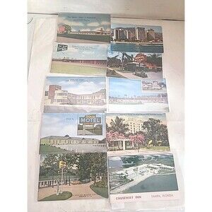 Lot 47 Vintage Postcards - Hotels Motels Restaurants and Bars Unposted Ephemera